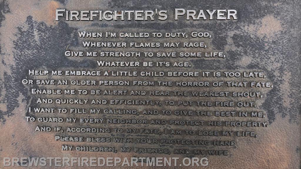 Photo #15
FIREFIGHTER'S PRAYER