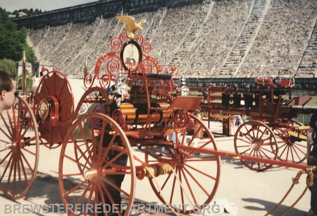 Photo #18
Hose Cart at Kensico Dam in Valhalla where Photo was taken for 1993 Firehouse magazine
