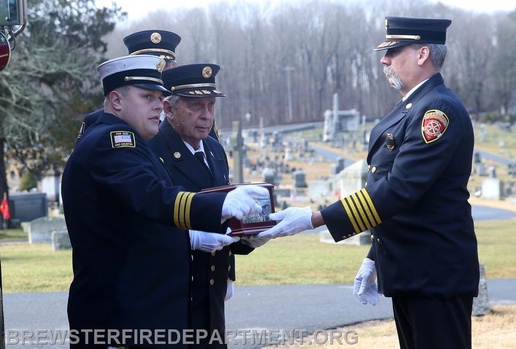 Photo #7
Commissioner Kenny Clair, Ex-Chief Ed O'Hara, Chief Steven Miller at cemetery