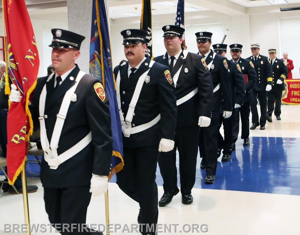 Photo #2
Color Guard consisting of responding Engine Crew Billy May, Andrew McMurray ,Anthony Cosentino, Matt Chiara