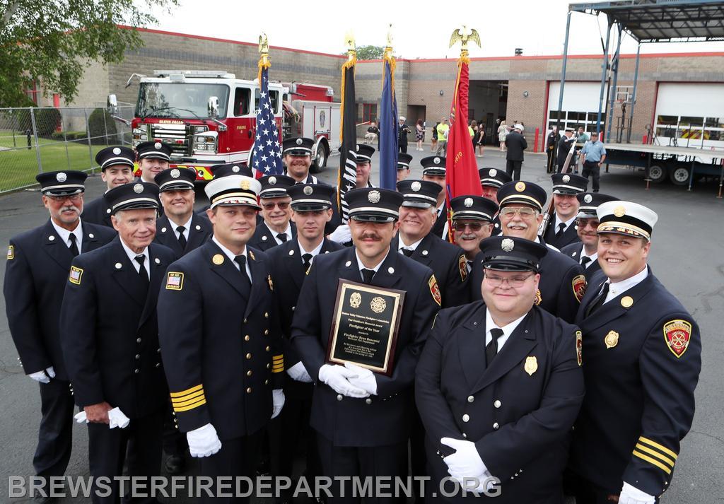 Photo #4
BFD members honoring Firefighter Ryan Bonamici after ceremony
