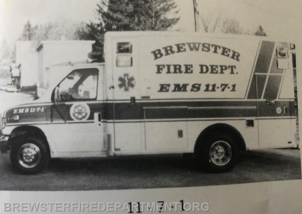 Our first box ambulance, 1980 Chevrolet. Compared to the Cadillac, it rode like a truck but held much more equipment.